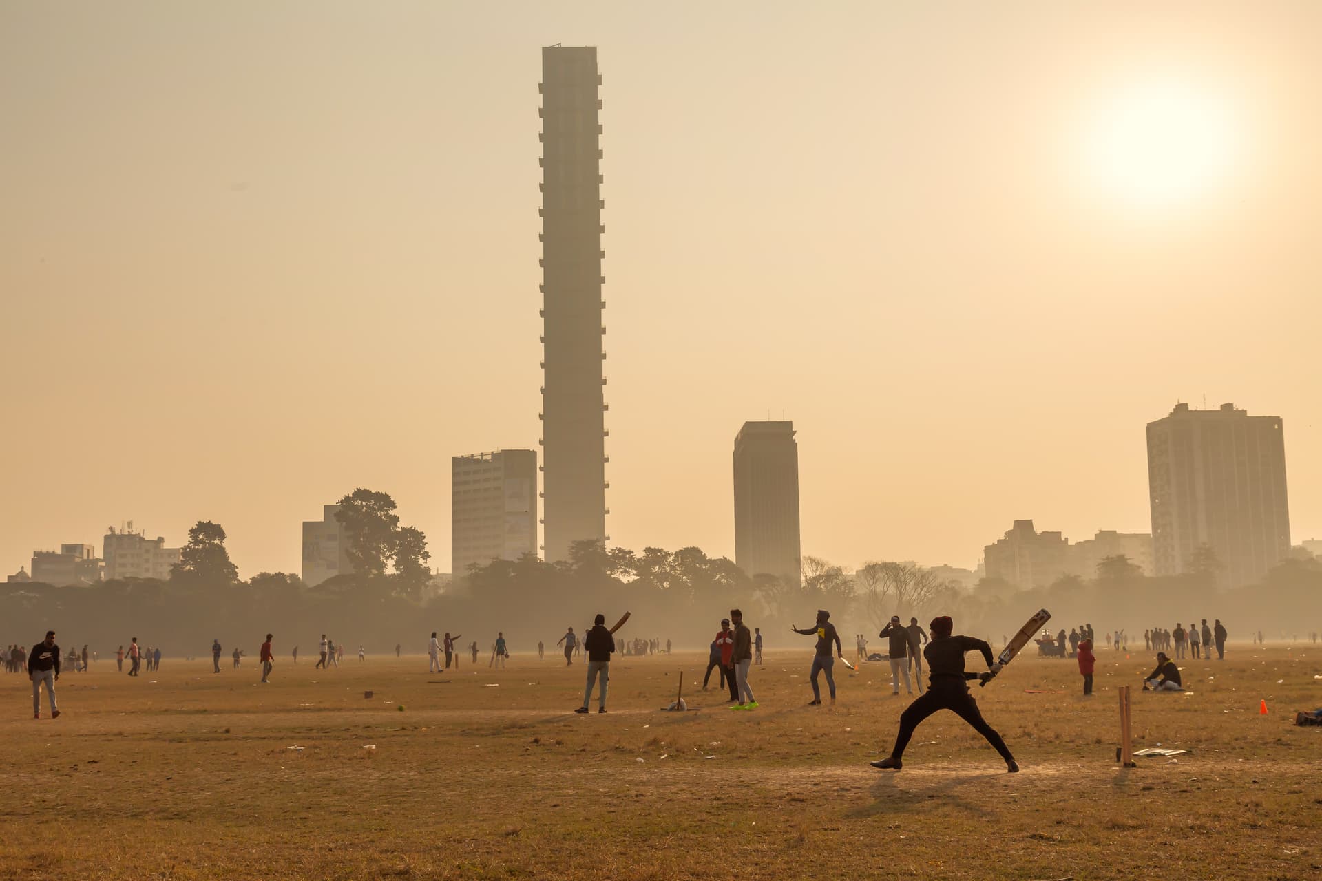 <p><em>Join the boys for a game of cricket on the Maidan.&nbsp;</em></p>