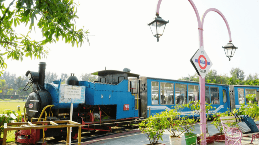 <p>The replica of the Ghum Railway Station.&nbsp;</p>