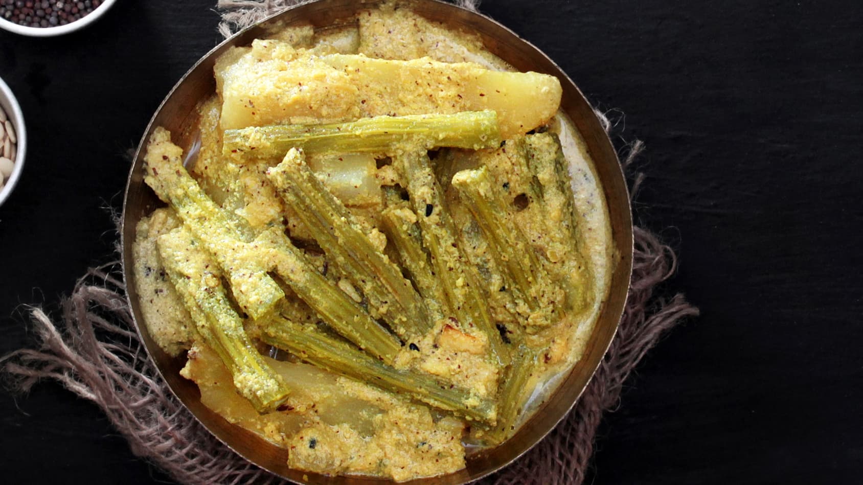 <p>A bittersweet medley of vegetables that traditionally begins a Bengali meal.</p>
