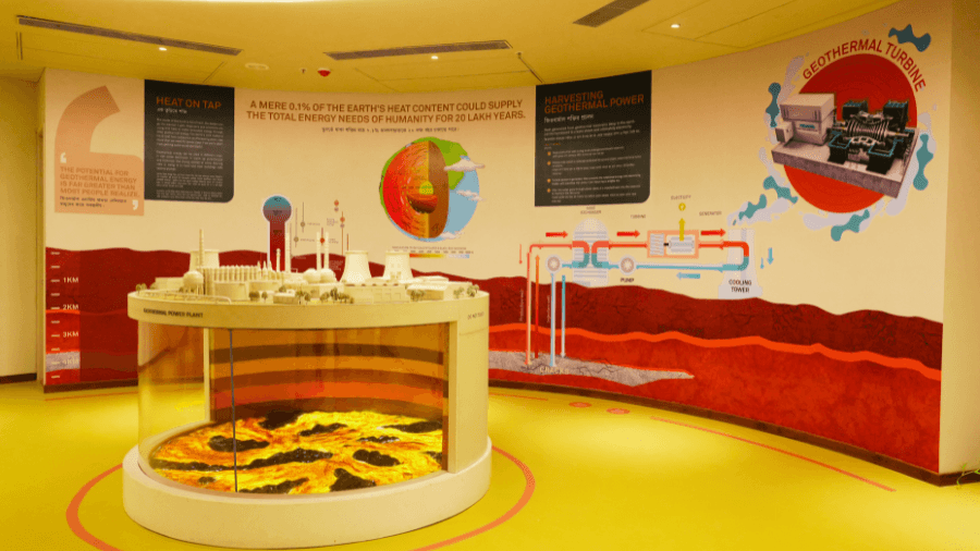 <p>Geothermal energy exhibits reveal how Earth's internal heat can provide sustainable power for generations.</p>