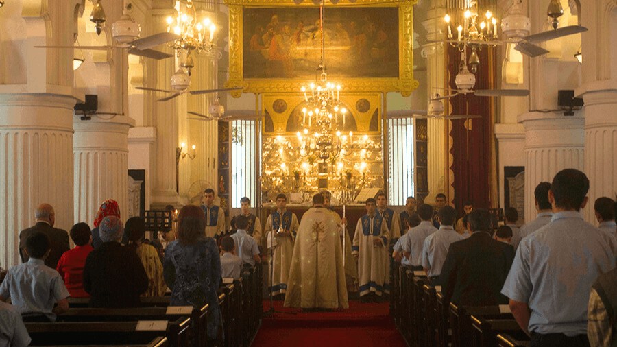 <p>Christmas celebration at the Armenian Church. (Picture by Rangan Datta)</p>
