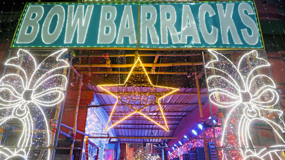 Under tin stars and tangled fairy lights, Bow Barracks welcomes visitors to its heartwarming celebration of Christmas. (Pictures by Amit Datta)