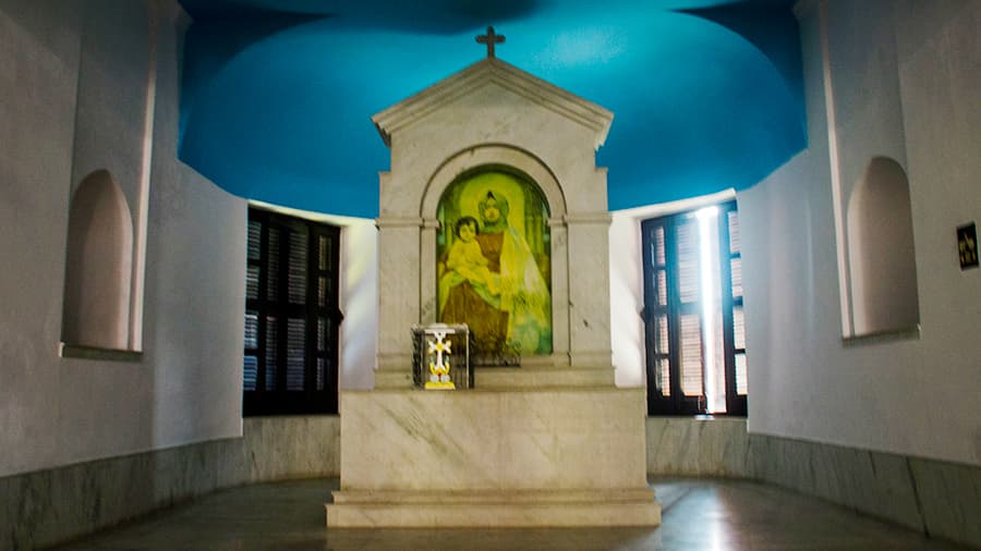 <p dir="ltr">The interior of the St. Mary’s Armenian Church in Saidabad. (Picture by Rangan Datta)</p>