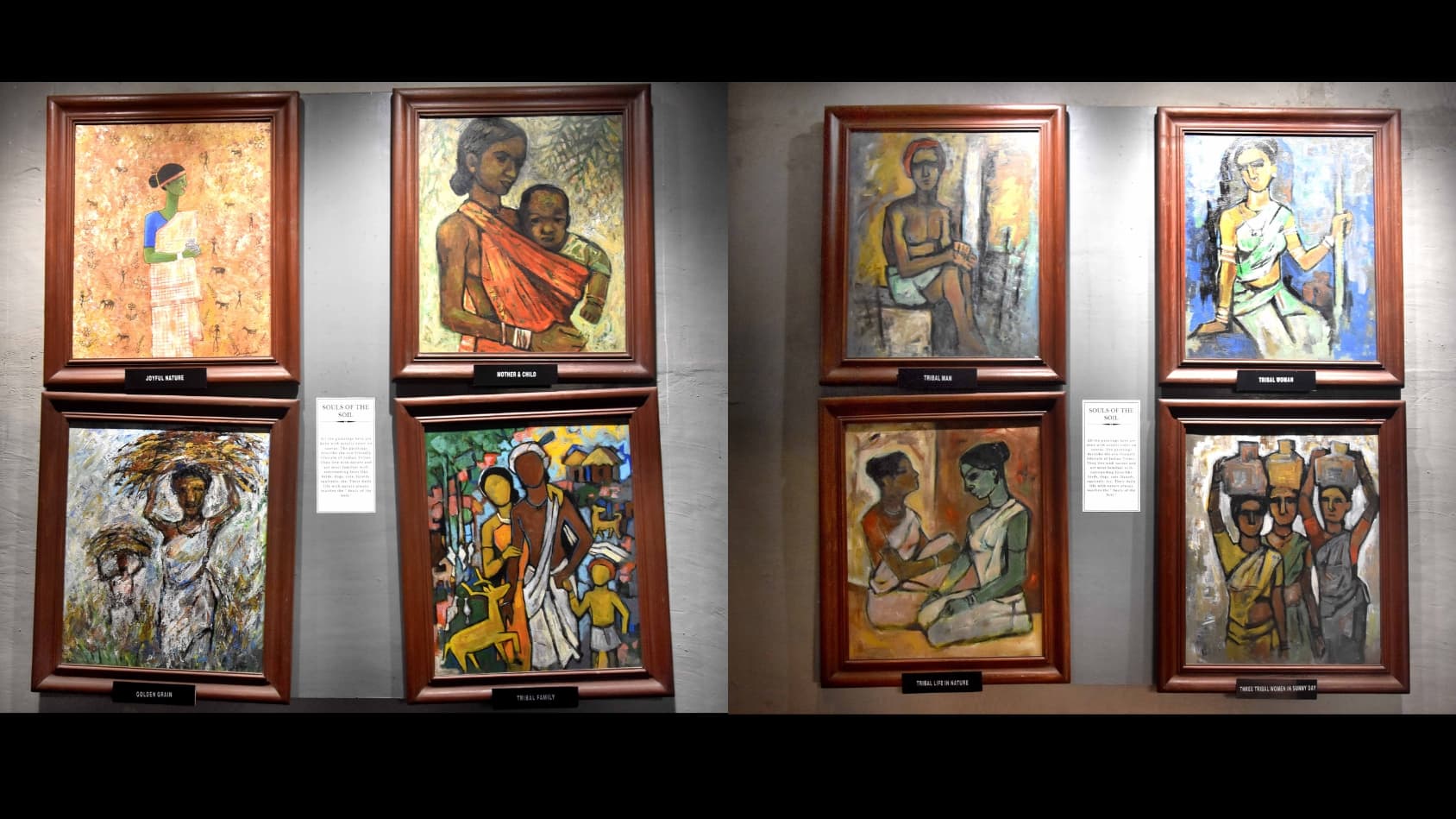 <p>The gallery captures the rustic essence of Bengal's artistic heritage.</p>