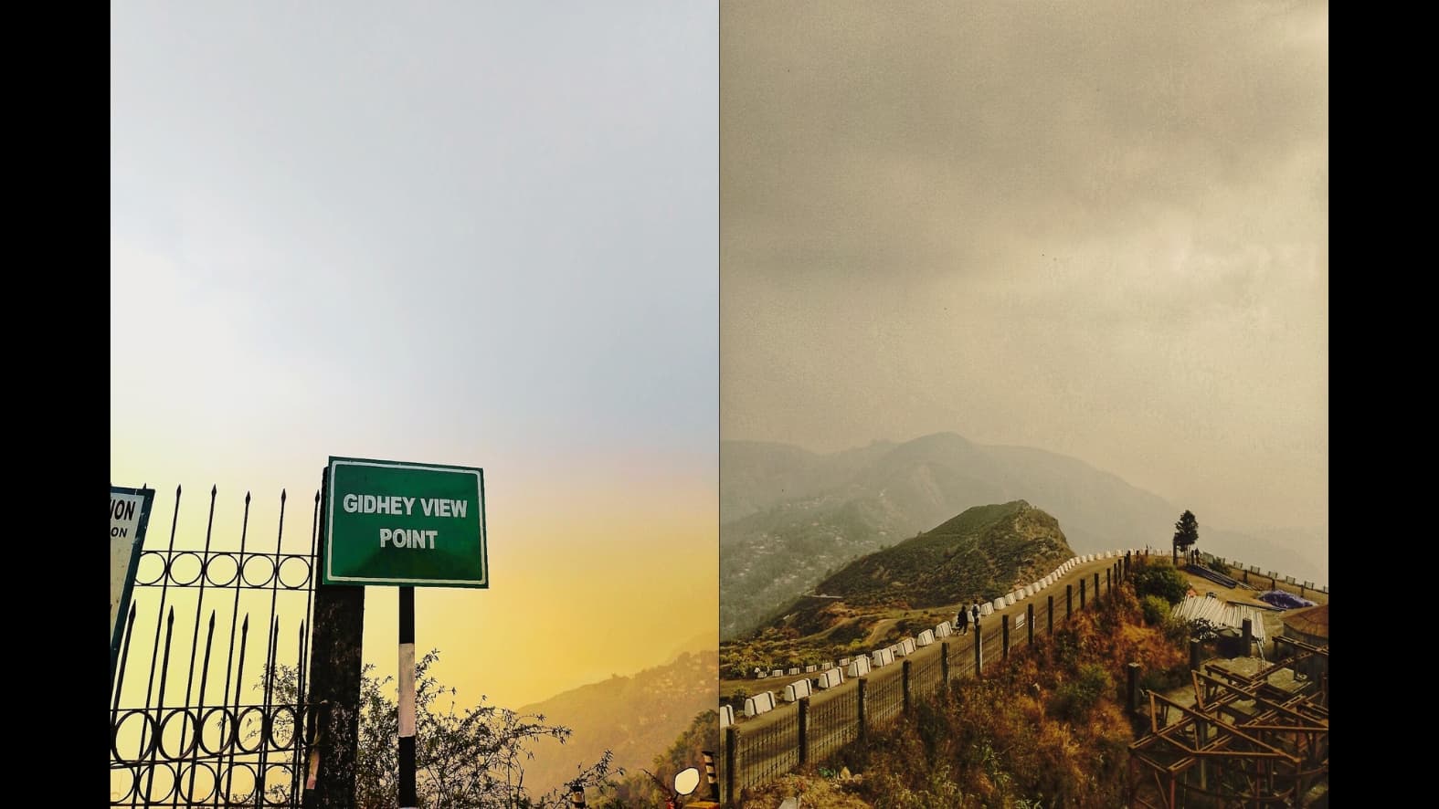 <p>A popular viewpoint overlooking Kurseong and the surrounding hills. (Pictures by Purav Pradhan)</p>