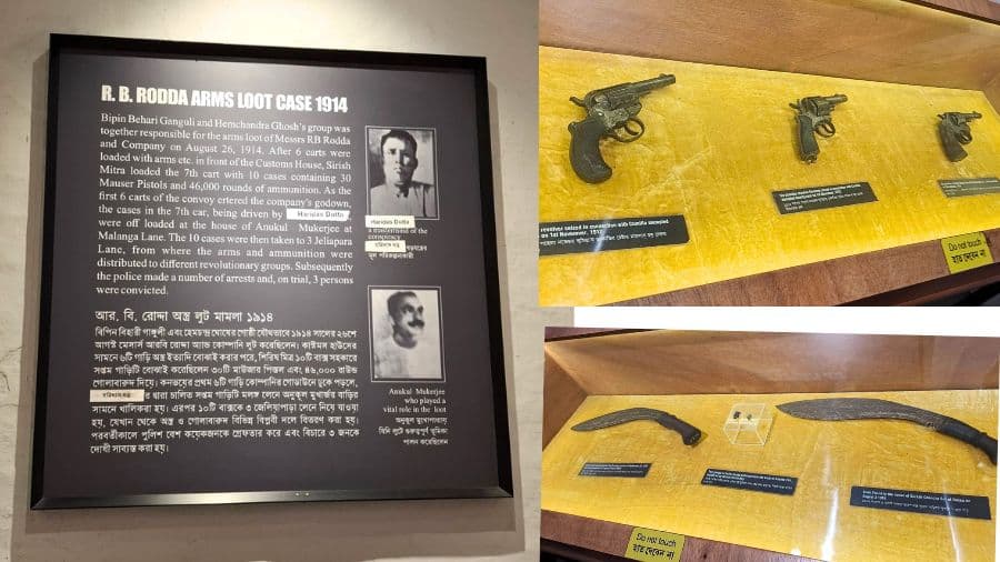 <p>Informative plaques give historical contexts about important events and the weaponry on display. (Pictures by Bishnupriya Banerjee)</p>