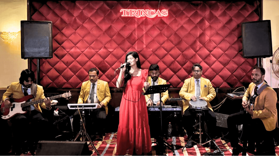 <p>Another city band Kalash performing live at Trincas. (Picture by the venue)</p>