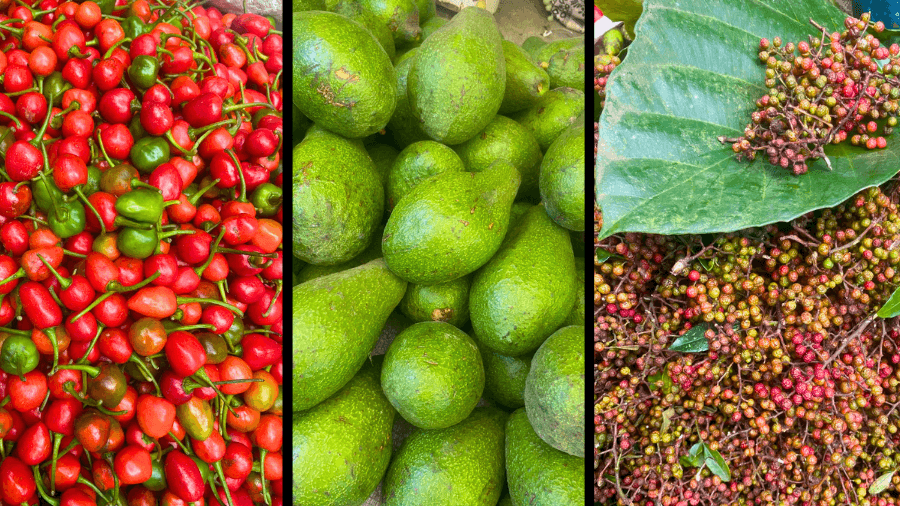 <p>Similar food and fresh produce offerings at the Kalimpong Gorkhey Haat. (Pictures by Doma Wang)</p>