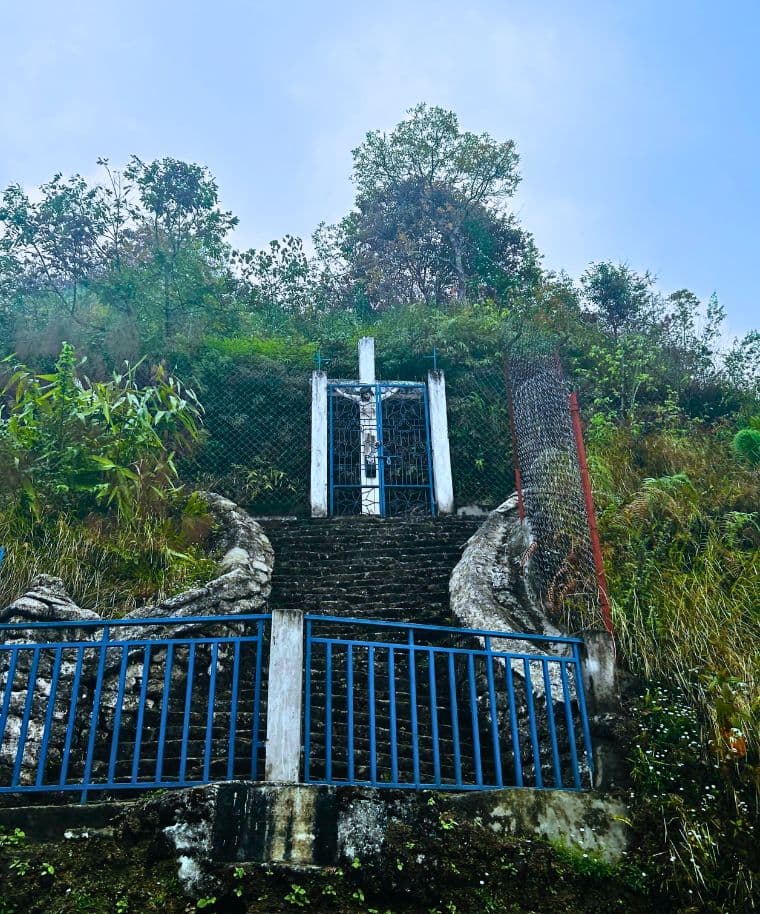 <p>Cross Hill is named after a crucifix constructed by Christian missionaries who once unsuccessfully attempted to reach Tibet. (Picture by Ronald Tamang)&nbsp;</p>