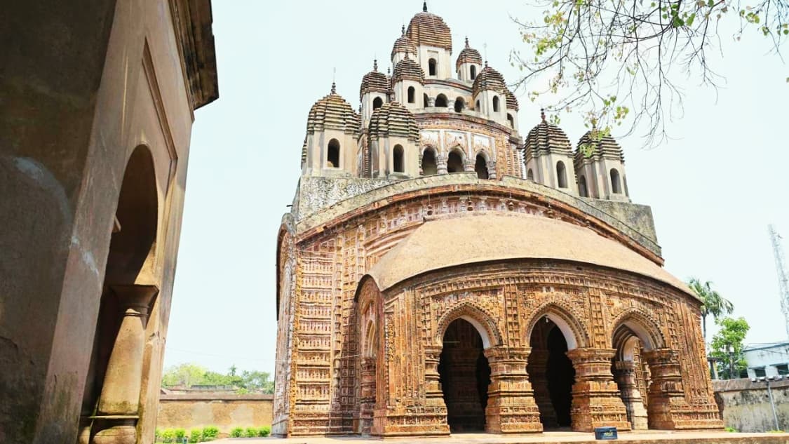 <p>The Krishna Chandra Temple was built in 1755.</p>