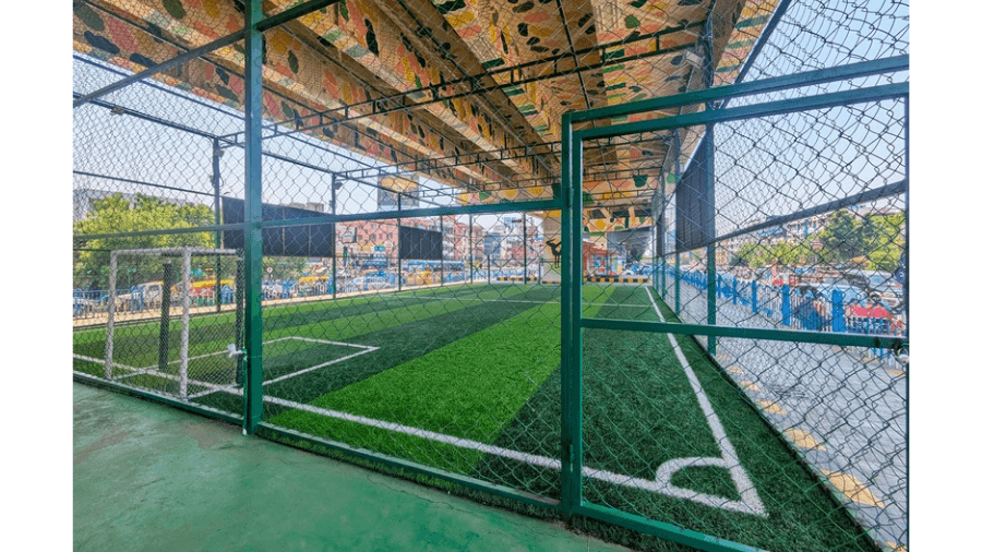 <p>The small field is perfect for short format five-a-side sessions.</p>
