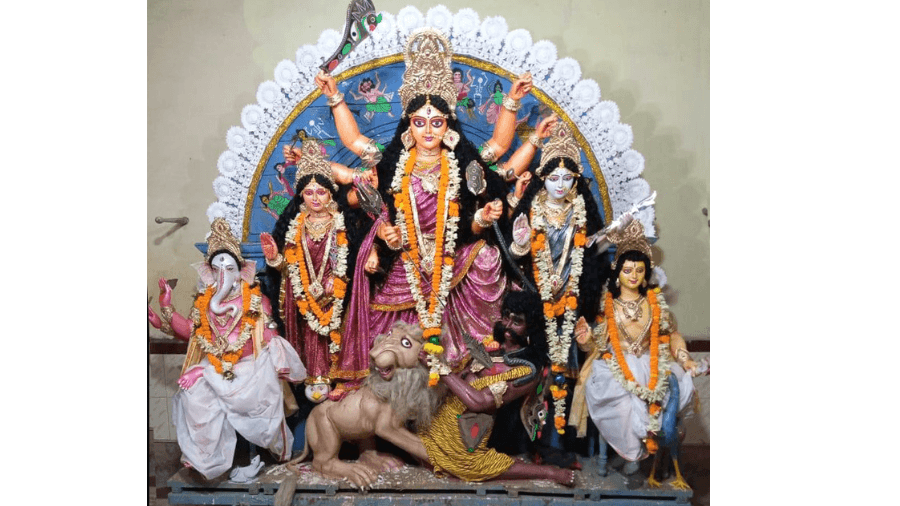 <p>An idol of the Choto Taraf branch. (Picture by Himanka Sekhar Mondal)</p>