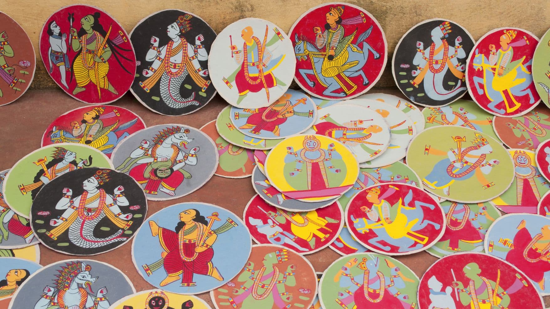 Dashavtar cards depicting 10 avatars of Lord Vishnu. (Shutterstock)