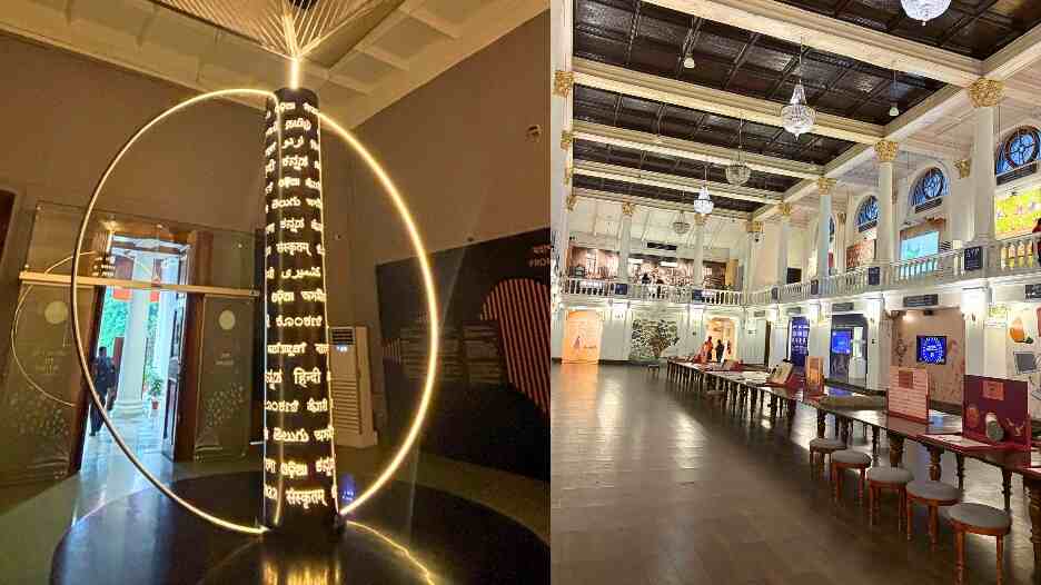 The interiors of the museum hold interesting installations and historic artefacts.